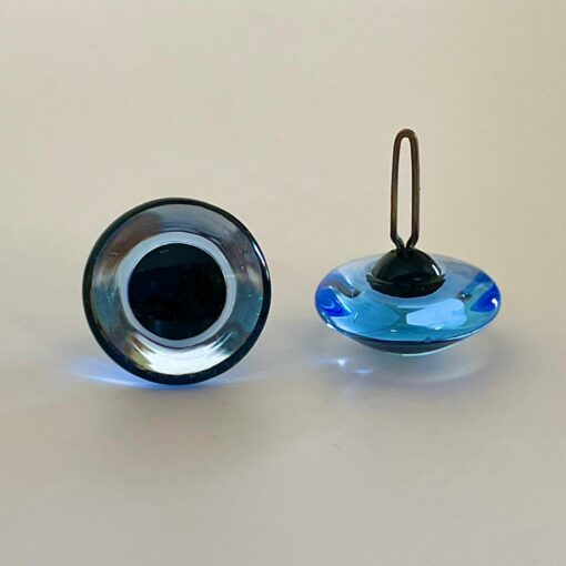 Traditional Glass Teddy bear eyes in light blue colour