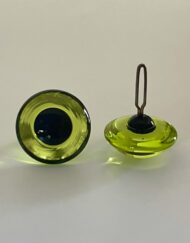 Traditional Glass Teddy bear eyes in light green colour