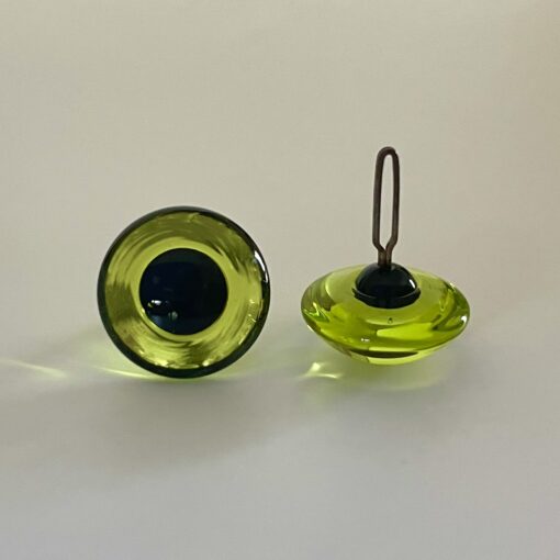 Traditional Glass Teddy bear eyes in light green colour