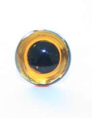 Medium Topaz glass eye for teddy bear making