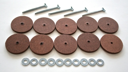 hardboard 100 disks & 100 washers x 50 pins 30mm Teddy Bear Cotter Pin Joints 