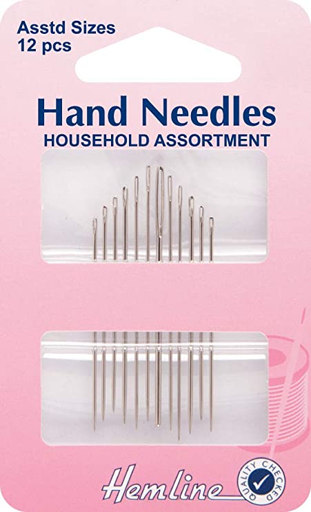 Choice of Size Hemline Hand Sewing Tapestry Needles Pack 