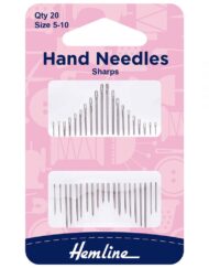 Hemline Hand Sewing Needles SharpsHemline Hand Sewing Needles Sharps