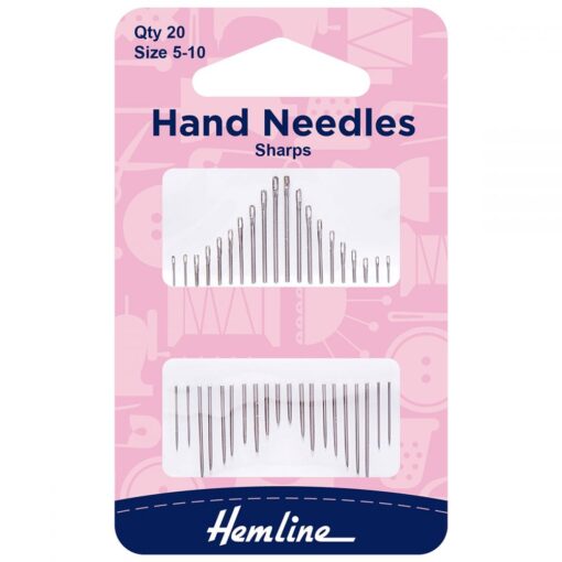 Hemline Hand Sewing Needles SharpsHemline Hand Sewing Needles Sharps