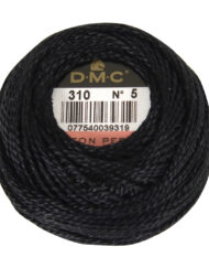 DMC Cotton Perle Black 116 / 310 / 5 (thick thread)