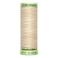 Gutermann Top Stitch Thread - Shade 1 - Cream