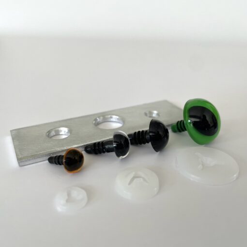 Safety Eye insertion tool to easily fix eyes onto teddy bears and soft toy creations