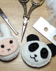 Amazing Craft Quick Kit Felt Panda & Rabbit Fridge Magnet