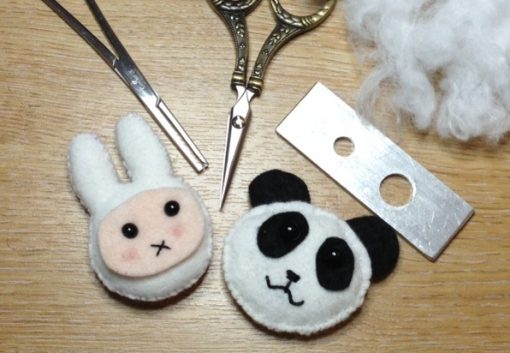 Amazing Craft Quick Kit Felt Panda & Rabbit Fridge Magnet