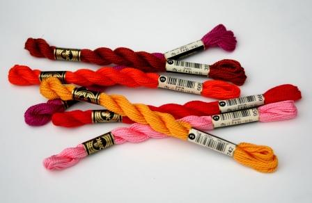 DMC cotton perle threads