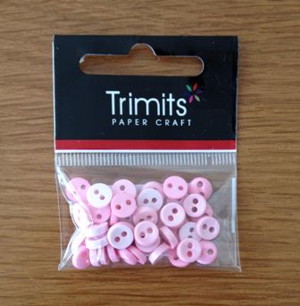 Trimits Pink Mini Buttons 2