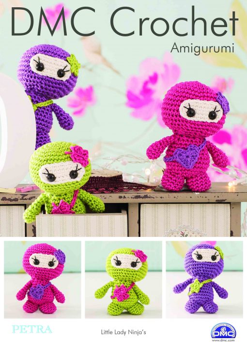 DMC Little Lady Ninja's Amigurumi Crochet Pattern