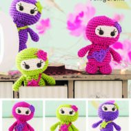 DMC Little Lady Ninja's Amigurumi Crochet Pattern