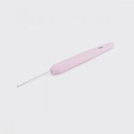 Knit Pro Waves Crochet Hook 2mm with a pink handle