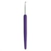 3mm Crochet Hook from the Pro Knit range with a purple soft grip handle