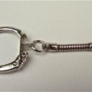 Nickel Plated Metal Key Rings
