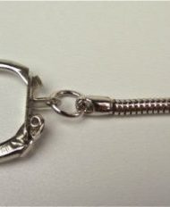 Nickel Plated Metal Key Rings