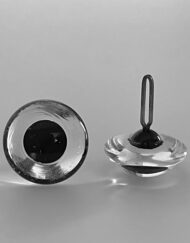 Traditional Glass Teddy bear eyes that are clear and transparent