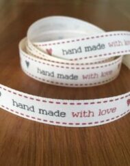 Berisfords Handmade with love ribbon