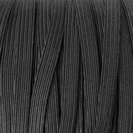 6mm black elastic available in 1, 5 or 10m lengths