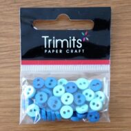 Trimits Blue Mini Buttons 0.6mm
