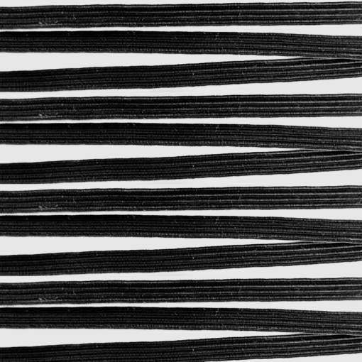 6mm Black Elastic (8 cord, braided) in 1m, 5m & 10m - Image 2
