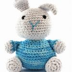 Hoooked, crochet kit, nala rabbit blue