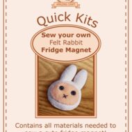 Amazing Craft Quick Kit Felt Rabbit Fridge Magnet