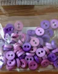 Purple and lilac mini buttons