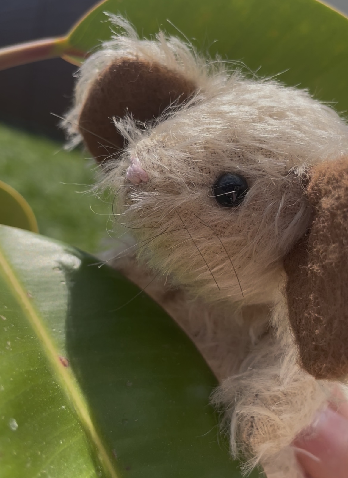 Jackson Mouse kit containing all materials and pattern needed to create a cute miniature mouse toy