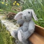 Sophia Rabbit Sewing kit to make a soft toy mohair rabbit