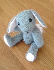 Sophia the mohair Rabbit from Amazing Craft