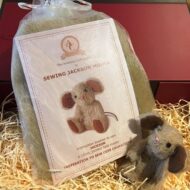Jackson Mouse kit containing all materials and pattern needed to create a cute miniature mouse toy