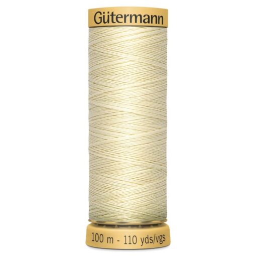 Gutermann Cotton Sewing Thread - Shade 919 - Cream