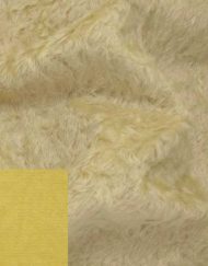 Helmbold Mohair Fabric 16mm Distressed Pale Yellow