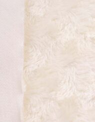 Mohair teddy fabric 20mm Whirl Natural