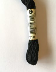 DMC Cotton Perle Thread 310 3 Black