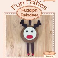 Amazing Craft Fun Felties Kit Cover Rudolph Reindeer