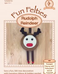 Amazing Craft Fun Felties Kit Cover Rudolph Reindeer