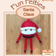 Amazing Craft Fun Felties Kit Cover Santa
