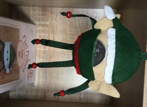 Fun Felties Alfie Elf Hidden pocket