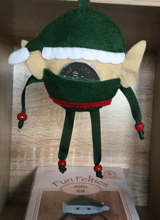 Fun Felties Alfie Elf Hidden pocket