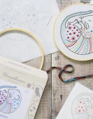 Hawthorn Handmade Dormouse Embroidery Kit Contents