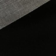 Mini Stoffe Fabric - Black & woven backing