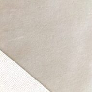 Mini Stoffe Fabric - Soft Grey & woven backing