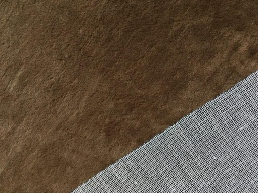 Mini Stoffe Fabric - Light Brown & woven backing