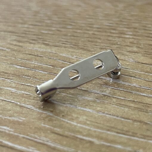 20mm Nickel plated brooch backs