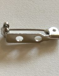 20mm brooch back nickel plated