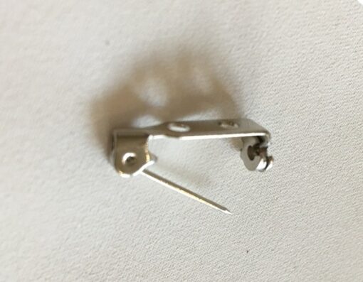 20mm brooch back nickel plated