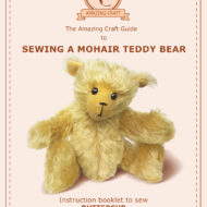 Buttercup mohair teddy bear pattern booklet